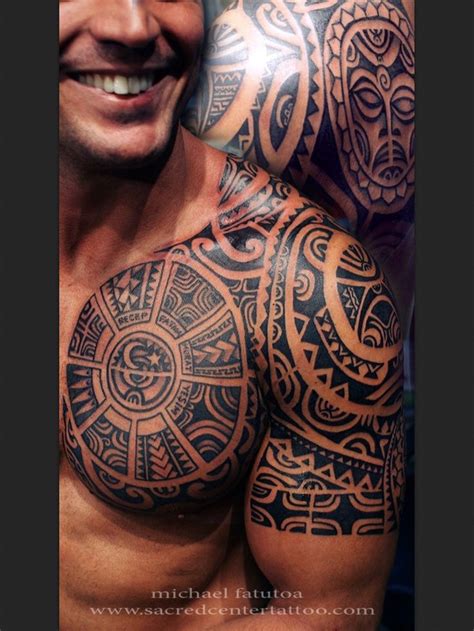 taino - Google Search | Tribal shoulder tattoos, Tribal tattoos for men, Tribal chest tattoos