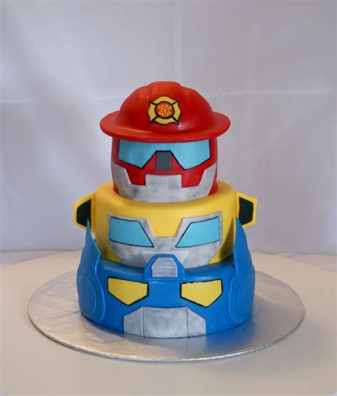 Rescue bots birthday, Rescue bots birthday party, Rescue bots cake