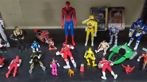 Lot of Vintage Action Figures, Power Rangers Etc. - Dixon's Auction at ...