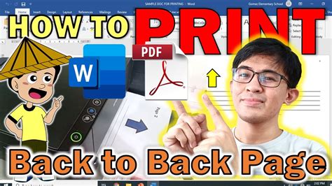 HOW TO PRINT MS WORD AND PDF MODULES IN BACK TO BACK PAGES | SAVE PAPER ...