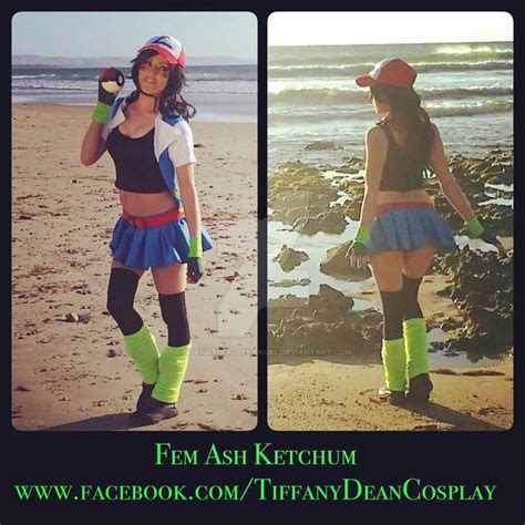 Fem Ash Ketchum Pokemon Trainer Cosplay Tiffany D by BabyGirlFallenAngel on DeviantArt