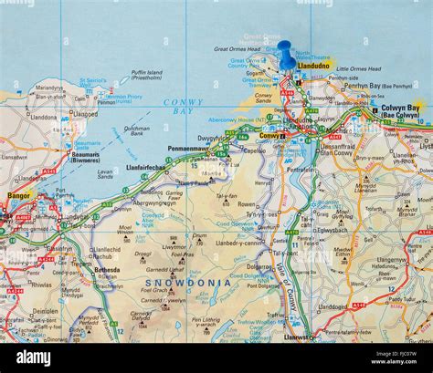 Map Of North Wales Coast – Verjaardag Vrouw 2020