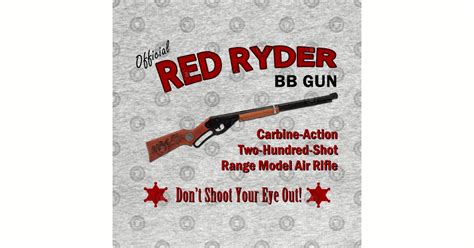 Red Ryder BB Gun - Holiday - Sticker | TeePublic