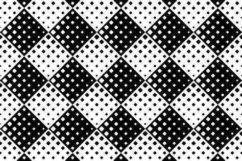 Seamless Black and White Square Pattern Graphic by davidzydd · Creative ...