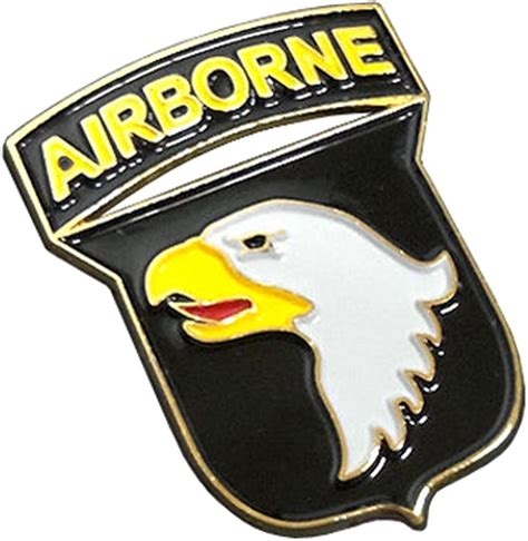 Amazon.com: US Army 101st AIRBORNE DIVISION Shoulder Sleeve Insignia Commemorative Badge Pin ...