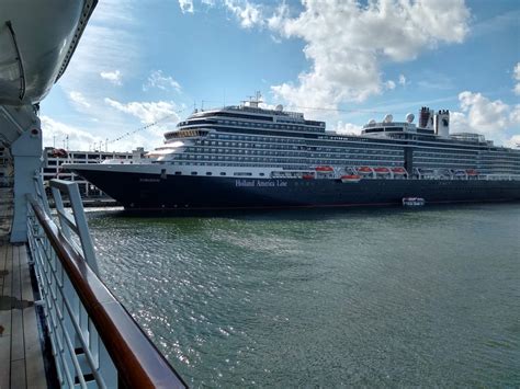 Nieuw Amsterdam and Eurodam in Port Everglades on January 15, 2023 - Holland America Line ...