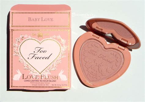 Too Faced Love Flush Long-Lasting Blush Review: Of Makeup, Hearts and Bunnies - Beaumiroir