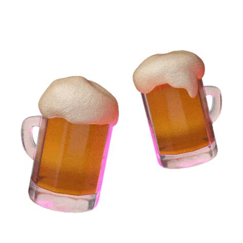 Clinking Beer Mugs Emoji Doodle - Custom Doodle for Google