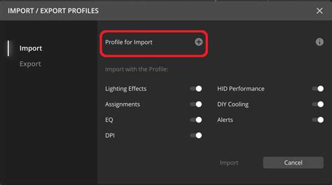 How to: Import and export iCUE profiles – Corsair