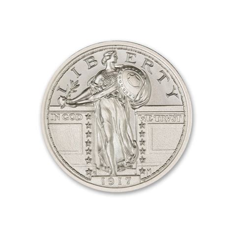 1917 STANDING LIBERTY QUARTER, TYPE II – 2 TROY OUNCE – 39MM – Limited ...