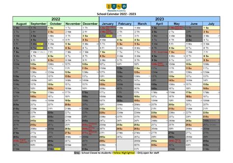 Term Dates Calendar - Newsome Academy