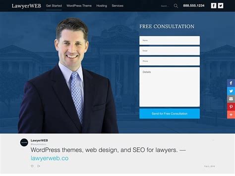 15+ Best Free Lawyer WordPress Themes in 2020