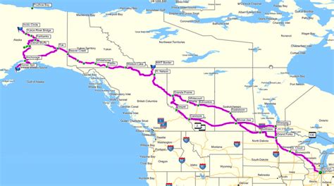 Alcan Highway Map Images