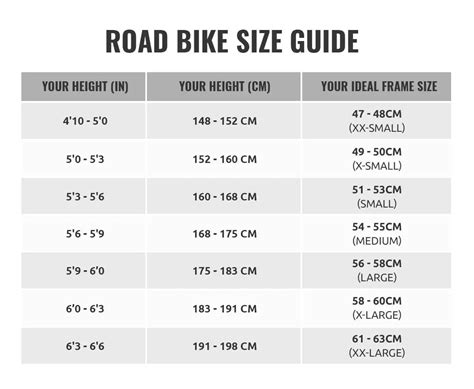 Scott Bike Size Chart