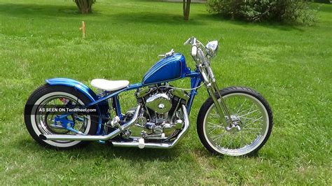 1973 Harley Davidson Ironhead Sportster Bobber Chopper Metalflake Kandy 1000cc