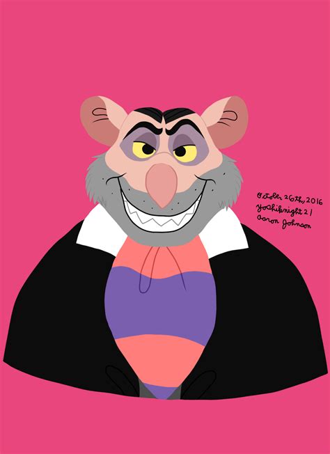 Ratigan (Disney) by YoshiTheFox on DeviantArt