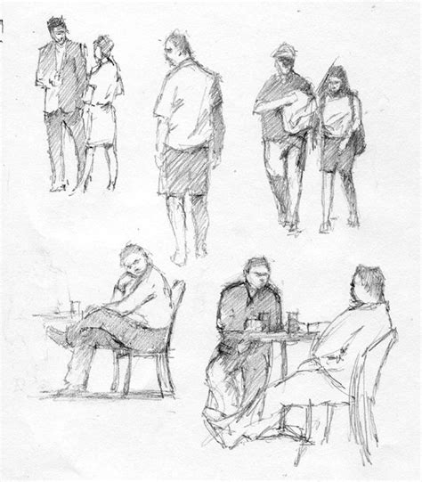 Figure Sketching: Capturing Street Scenes and Human Figures