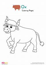 Ox Coloring Pages For Kids – Free Printables  Art & Craft sketch template