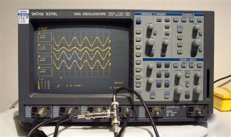 Lecroy 9374L 1GHZ digital oscilloscope with opts.