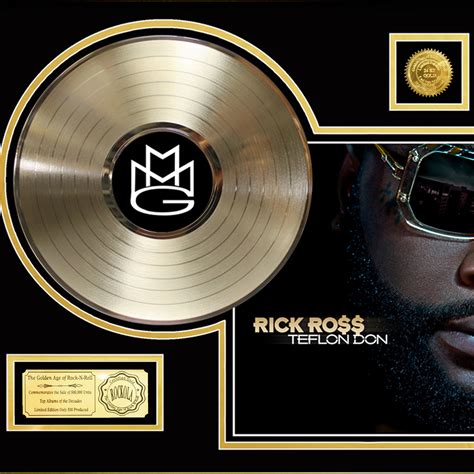 Gold LP Record // Rick Ross // Teflon Don - RARE-T - Touch of Modern