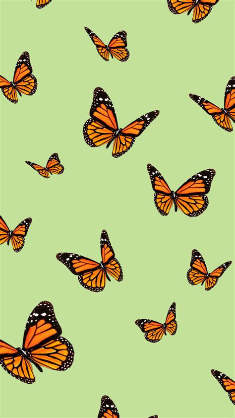 Aesthetic Butterfly iPhone Wallpapers - Wallpaper Cave