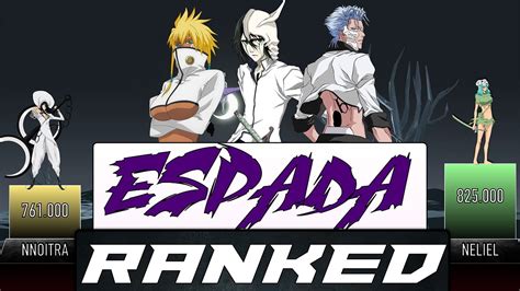 Bleach Espada Ranks In Order at Anthony Farrow blog