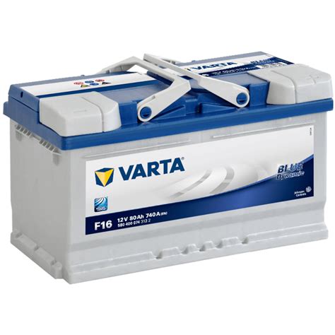 Varta Blue Dynamic F16 Battery. 80Ah - 740A(EN) 12V. Box L4 ...