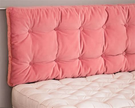 Custom Organic Cotton Headboard Cushion Tufted Customizable Size, Shape and Fabric on Request ...