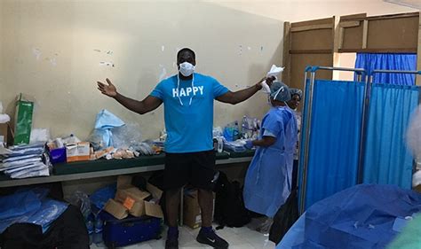 Texas Alumnus Sam Acho Builds Hospital with Family in Nigeria