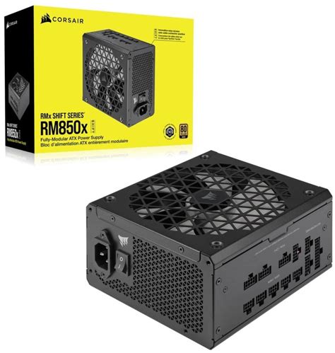 Corsair RM850x Shift Series, 850W, 80+ GOLD Certified, PCIe 5.0 ATX 3.0 ...