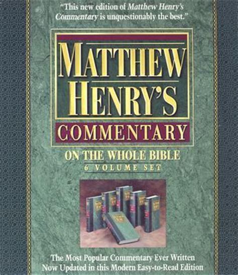 Matthew Henry's Commentary on the Whole Bible | Rent 9780943575513 | 0943575516