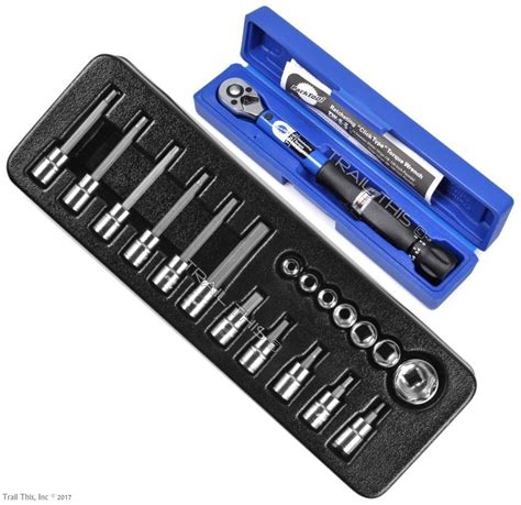 Park Tool TW-5.2 Bike Torque Wrench 2-14Nm + SBS-1.2 Socket Set 18-Piece 3/8" | eBay