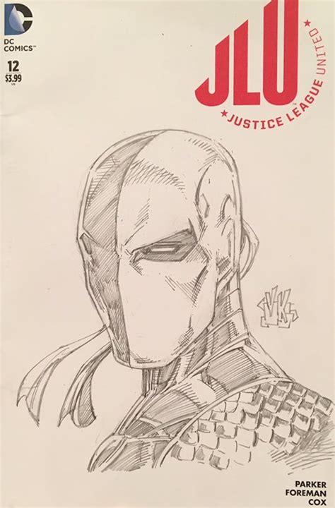 Deathstroke by V Ken Marion | Drawing superheroes, Comic art, Superhero sketches