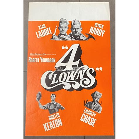 FOUR CLOWNS - Belgian Movie Poster Store