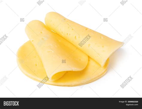 Cheese Slice Isolated Image & Photo (Free Trial) | Bigstock