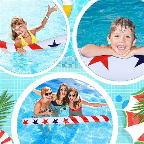 Inch Inflatable Pool Noodle American Stars Swimming Noodles Jumbo Pool ...