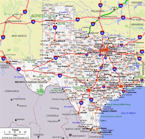 Road Map Of Texas State – Interactive Map