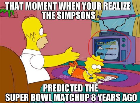 Superbowl 48 Simpsons Meme by RoninHunt0987 on DeviantArt