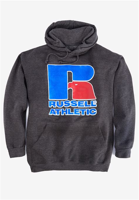 Large Logo Hoodie by Russell Athletic®| Big and Tall Hoodies & Sweatshirts | Fullbeauty