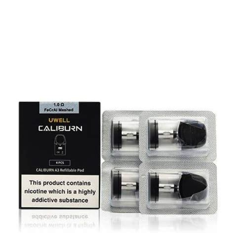 Uwell Caliburn A3 - Replacement Pods (Canada) >> VapeVine.ca