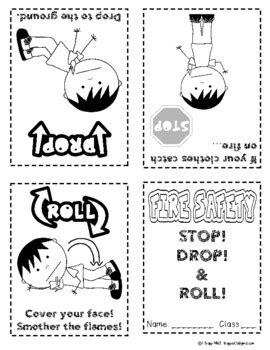 Stop Drop Roll Printables