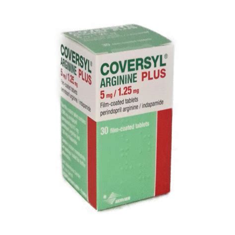 Coversyl Plus 5/1.25mg - Perindopril Indapamide, 30 - Asset Pharmacy