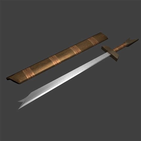 3d hilt swords warriors