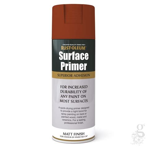 Rust Oleum Surface Primer Red Matt 400ml Spray Painting, Painting On Wood, Primer Design ...