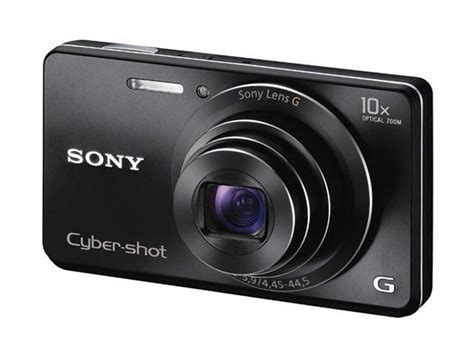 SONY Cyber-shot DSCW690/B Black 16.1 MP 10X Optical Zoom Digital Camera ...