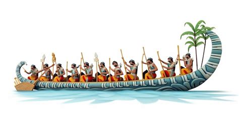 Premium AI Image | Onam boat race Happy onam Onam festival Generative ai