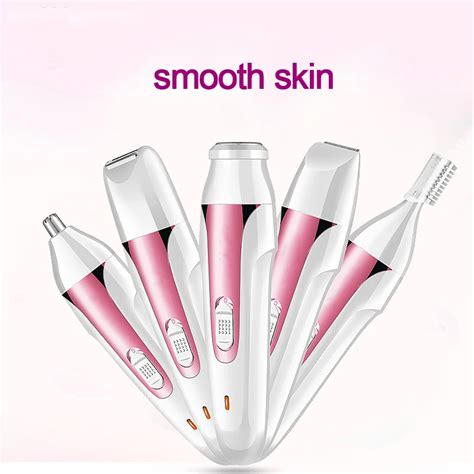 5 in1 female hair removal instrument armpit electric nose hair trimmer Removal Eyebrow Face ...