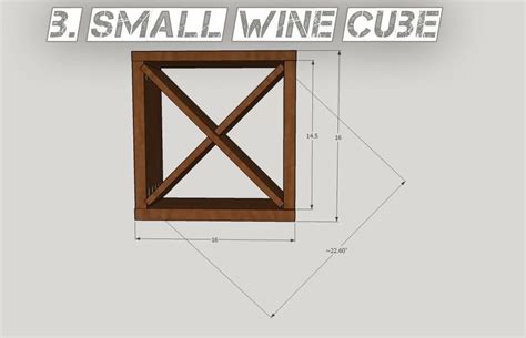 How to make a wine rack storage cube - Jeff's DIY Projects | Wine cubes ...