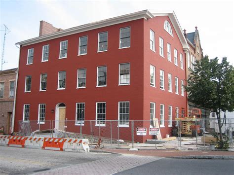 Wills House: First Coat of Red Paint Covers North Side | Gettysburg Daily