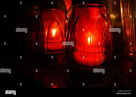 Candles for The Day Of The Dead Stock Photo - Alamy